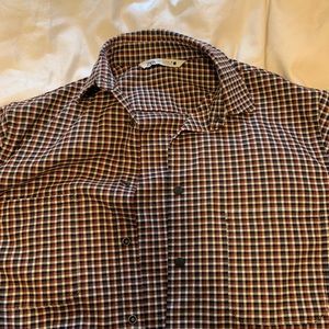 Plaid Zara button down over-shirt
